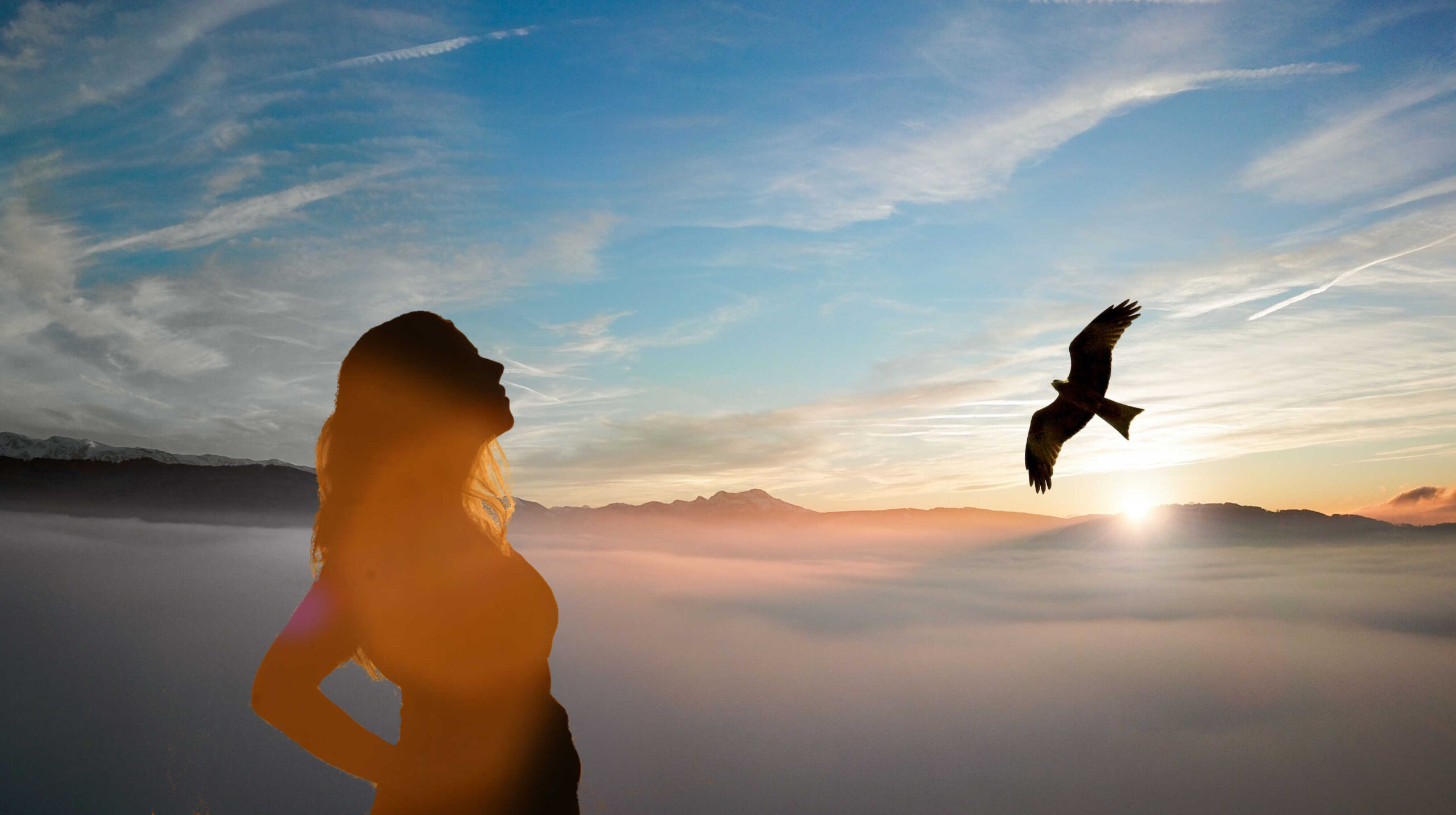 woman-looking-at-sky